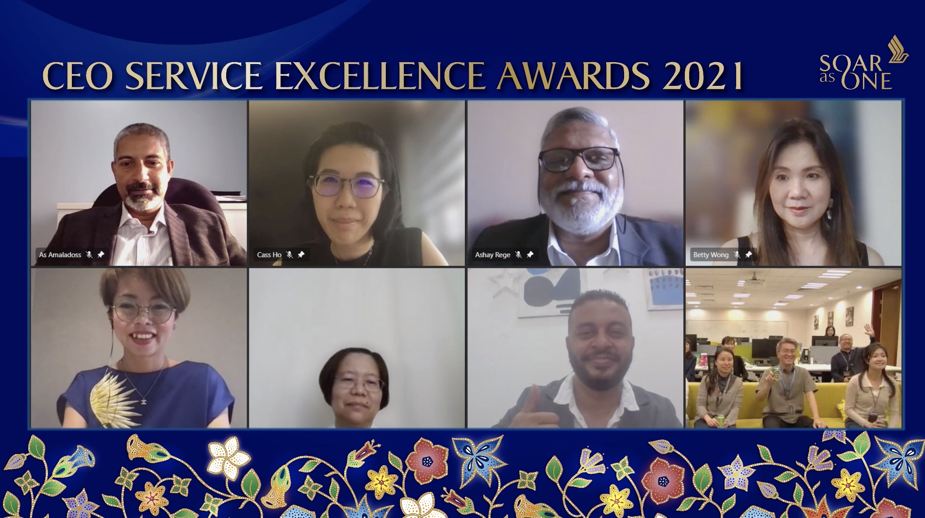 SIA CEO Service Excellence Awards 2021