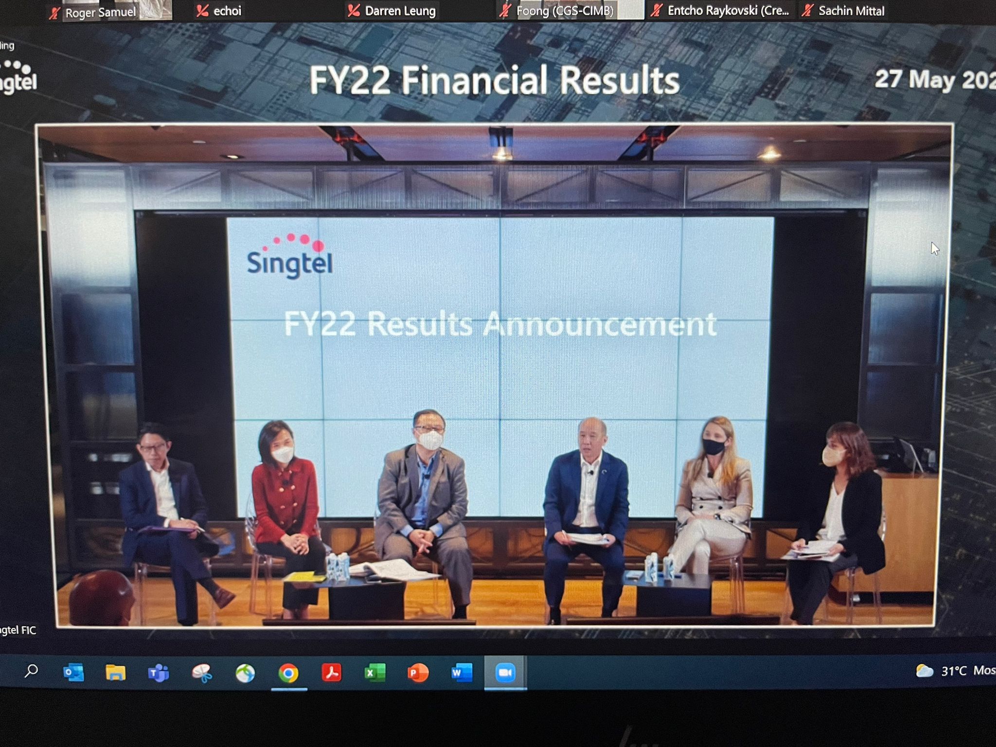 Singtel FY22 Financial Results Meeting
